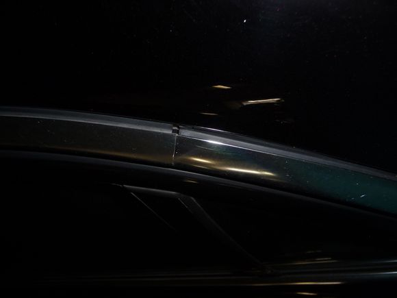 tiny gap seen from abobe left rear quarter