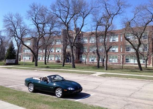 My old high school, as it sits rotting away.