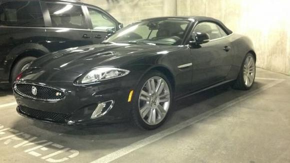 My XKR parked at work #2