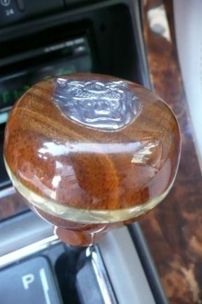 Mother of Pearl and walnut shifter