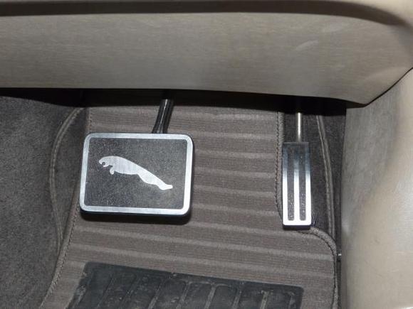 custom aluminum pedal cover