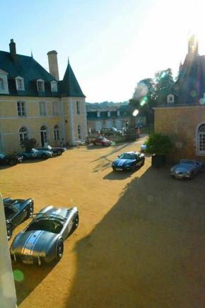 Chateau courtyard