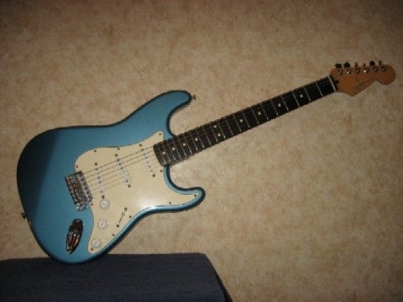 1993 60's Fender Stratocaster in Lake Placid Blue with Fender Custom Shop Texas Special pickups.