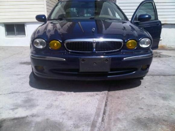 tinted fogs and high beams