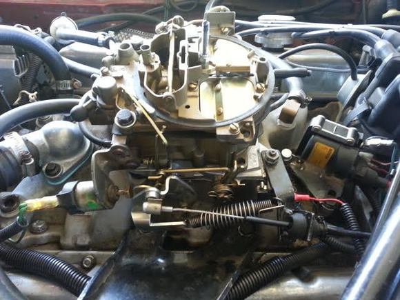 quadrajet porn throttle side