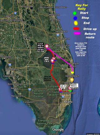 Have a much more organized PDF document showing times and addresses for anyone who wants it!