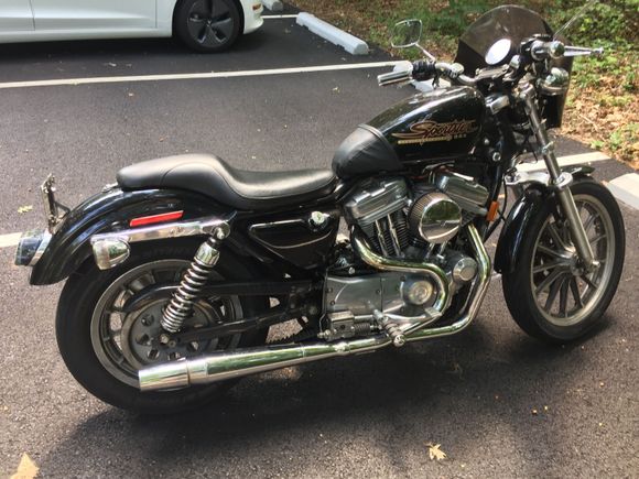 1998 Sportster 883.  Bumped up to 1200