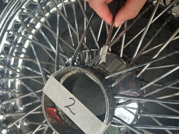 Broken spokeB