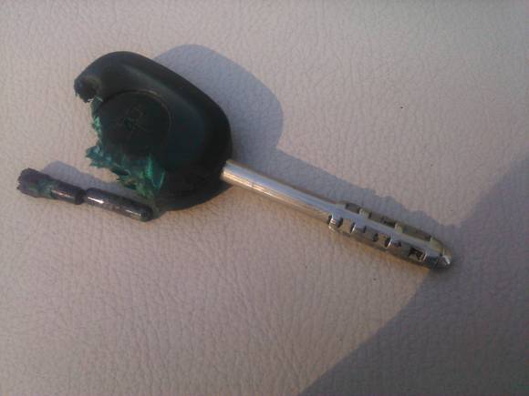 original valet key with the only programmed chip