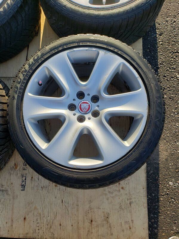 Wheels and Tires/Axles - OEM Jaguar "Cygnus" 18 Inch Rims - W/ Tires & TPMS Sensors - Used - All Years Jaguar All Models - Toronto, ON L7A0T7, Canada