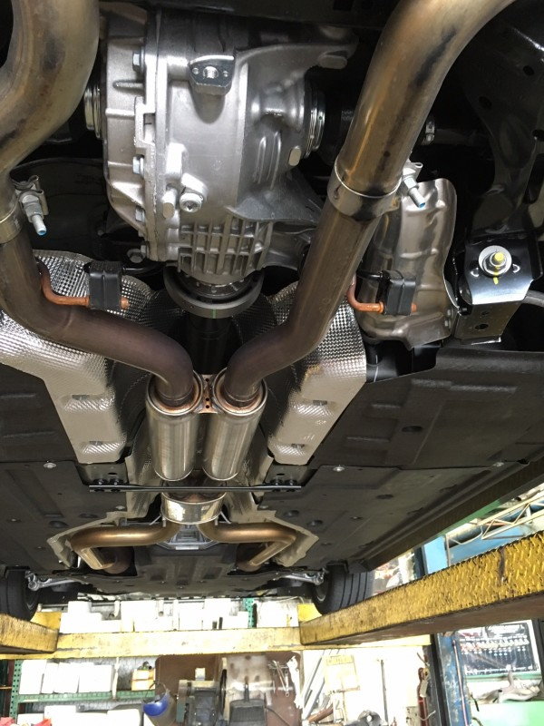 jaguar xe s exhaust