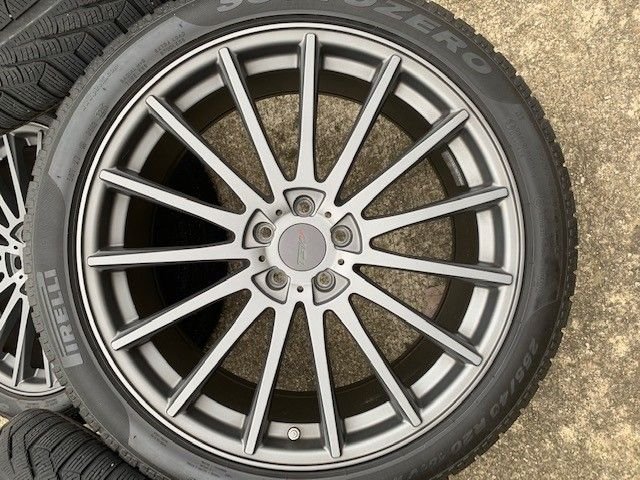 Wheels and Tires/Axles - 4 TSW Chicane Matte Gunmetal 20" Wheels with Pirelli Sottozero 2 Tires - Used - Olmsted Falls, OH 44138, United States