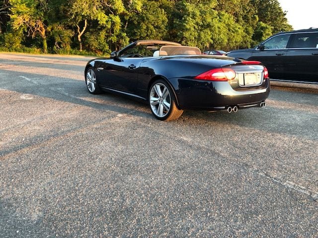 2013 Jaguar XKR - 2013 XKR Convertible, Indigo Blue/Blue top over Ivory/Charcoal - Used - VIN SAJWA4EC9DMB51603 - 28,250 Miles - 8 cyl - 2WD - Automatic - Convertible - Blue - Centerport, NY 11721, United States