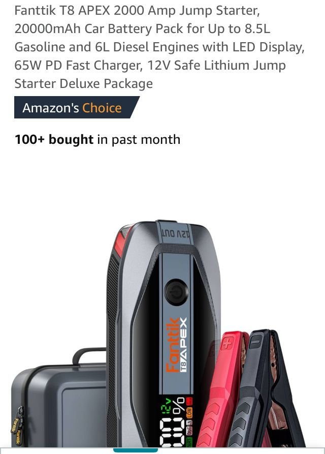 I started an 08� XKR instantly with zero volts using this jump pack. I cannot tell you how valuable this piece of equipment is to me.