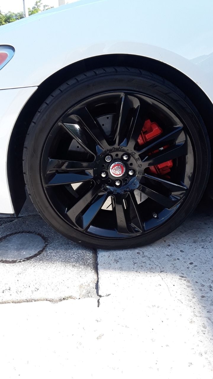 Wheels and Tires/Axles - xfr oem rims. all 4. nevis gloss black 2009 to 2011 - Used - 2009 to 2011 Jaguar XFR - Fort Lauderdale, FL 33304, United States