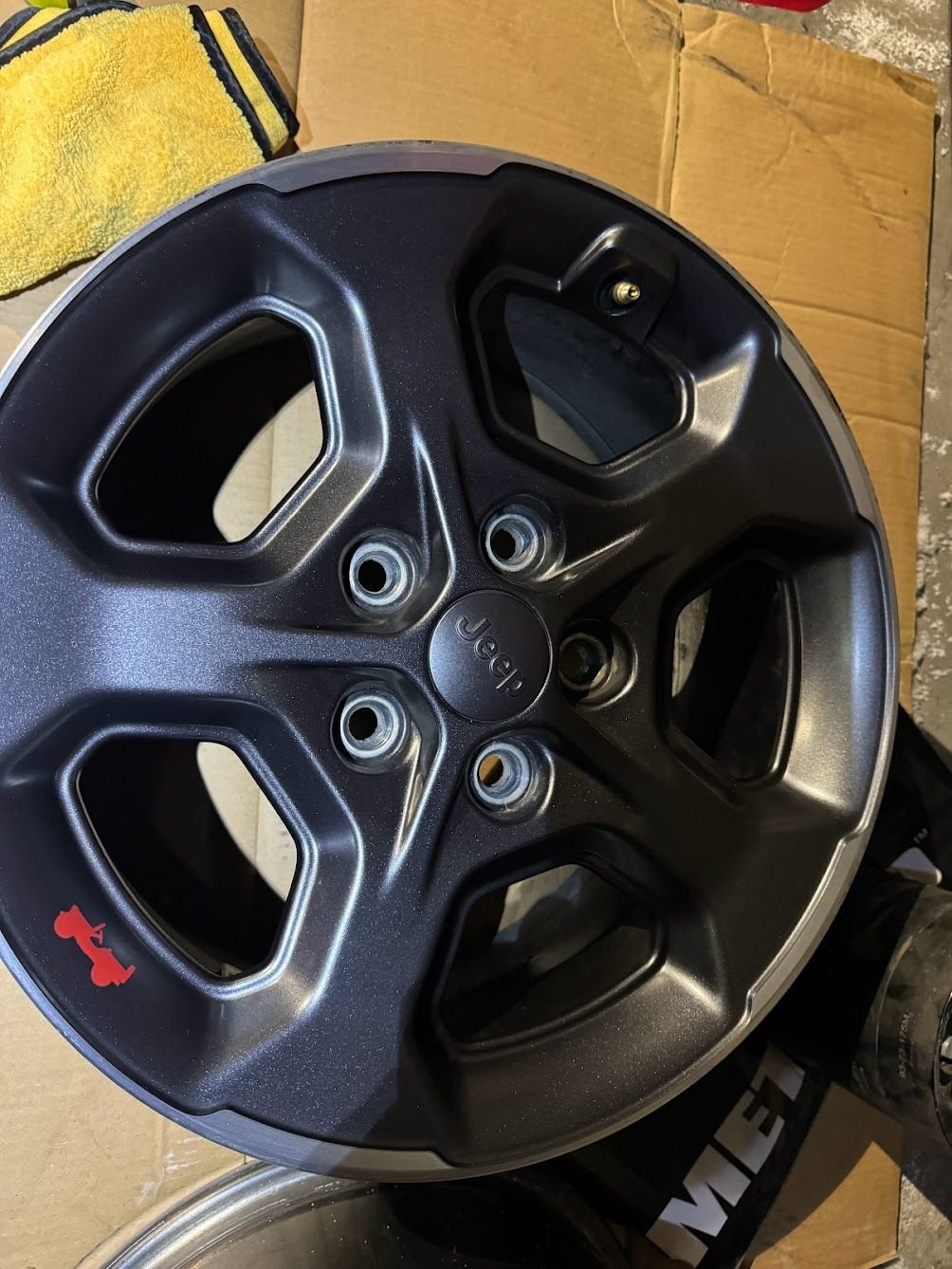 Wheels and Tires/Axles - 4 Stock OEM Rubicon wheels off my Gladiator - Used - 2020 to 2025 Jeep Gladiator - Huntington Beach, CA 92649, United States