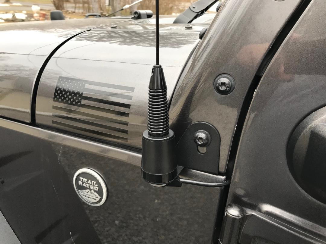 GMRS Antenna mount  - The top destination for Jeep JK and JL  Wrangler news, rumors, and discussion