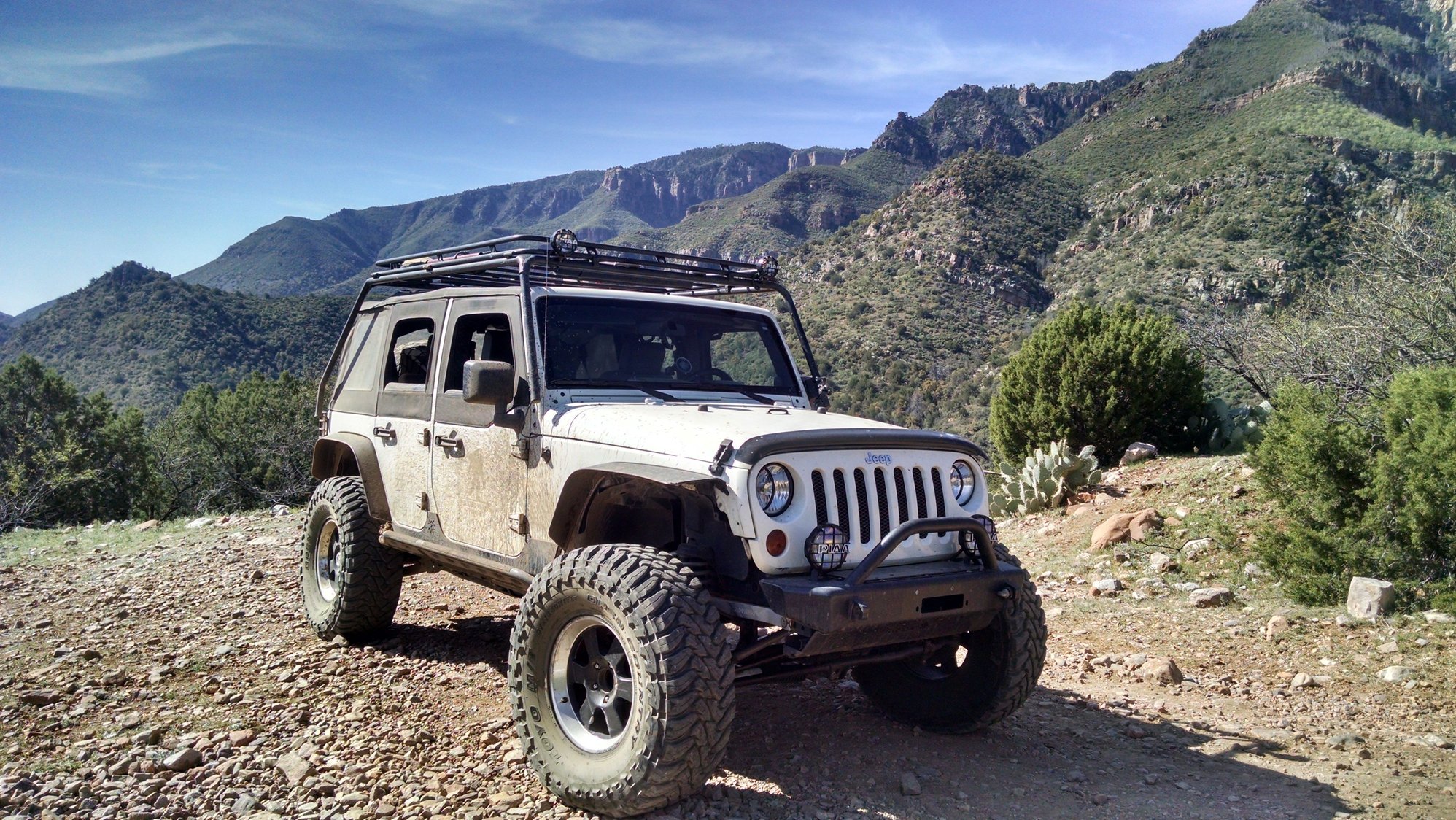 2008 Jeep Wrangler - 2008 Bombproof JKU w/ ProRocks $21,500 - Used - VIN 12345678910111213 - 138,000 Miles - 4 cyl - 4WD - Automatic - SUV - White - Phoenix, AZ 85363, United States