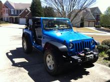 First time with the doors off.