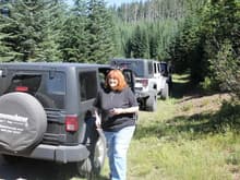 The look on my Mom's face on her first Jeep run was priceless, she didn't know you could go where there weren't roads :) Im betting her next car is  a Jeep ( a red one of course)