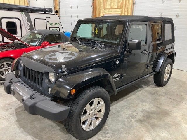 2014 Jeep Wrangler - NY: 2014 Jeep Unlimited Freedom Edition Oscar Mike - Used - VIN 1C4BJWDG3EL235756 - 110,456 Miles - 4WD - Automatic - Black - Ballston Spa, NY 12020, United States