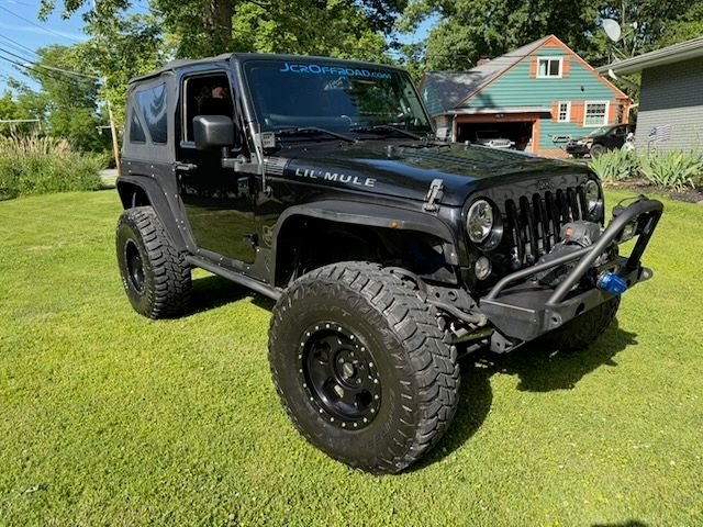 2014 Jeep Wrangler - Jeep JK 2-Door - One Owner - Used - VIN 1C4AJWAG9EL101124 - 65,864 Miles - 6 cyl - 4WD - Automatic - Black - Mentor, OH 44060, United States