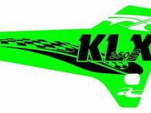 KLX250s Side Panel green