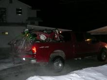 leaving Kansas at midnight on our way to Arizona to ride. It was zero degrees fahrenheit when we left town.. yuk!