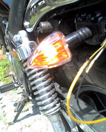 Before crimping the wires, check   to   amd - to -. In this case the black yellow on the bike went to the new yellow and the bikes grey went to black.