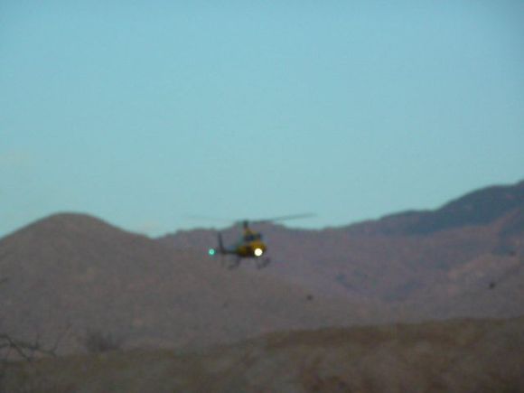 unfortunately someone across the road was hurt on an ATV and had to be life-flighted back to Phoenix that evening.