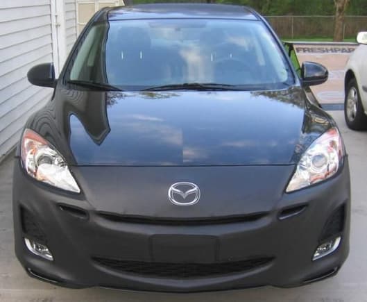 No Smile
2010 Mazda 3 black mica with front cover
I've never been very fond of bras, but I had to make an exception.