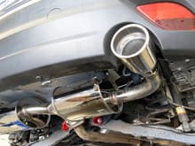 Autoexe premium tail muffler. Not a catback so the factory midpipe was re-used. 