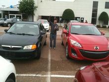Trading my old '99 Protege [I am the original owner] in for a new '11 Mazda3 Sport!