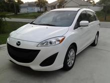 2012 mazda 5 sport (white)