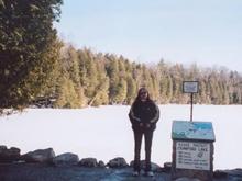 Mom @ Crawford Lake in Ontario