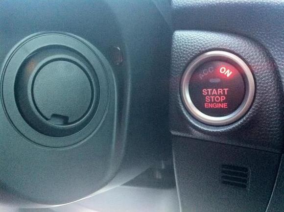 Push button start, damn I'm in love