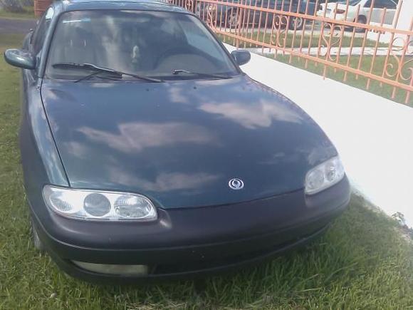 Front end repaired and j-spec headlights