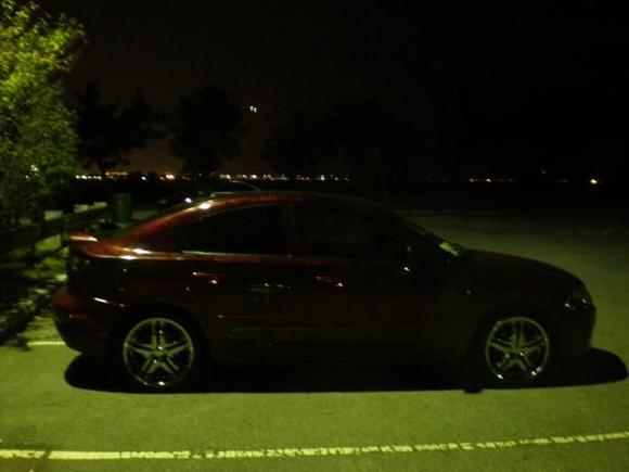 Night setting on the camera