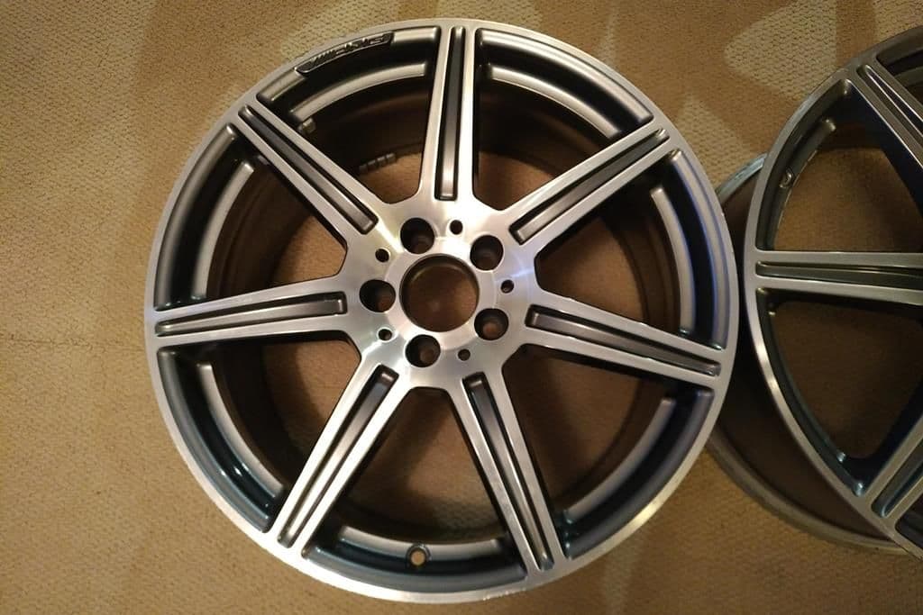 Wheels and Tires/Axles - SLS AMG 19x9.5"  20x11.0" Factory 7 spoke rims for sale.  German Made Version. - Used - All Years Mercedes-Benz SLS AMG - All Years Mercedes-Benz AMG GT - All Years Mercedes-Benz AMG GT S - All Years Mercedes-Benz SL500 - San Francisco, CA 94105, United States