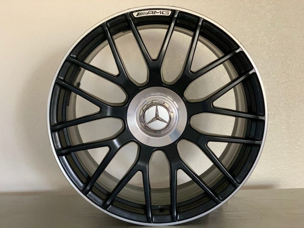 Wheels and Tires/Axles - 19 INCH FORGED OEM BLACK AMG CROSS SPOKE STAGGERED WHEELS RIMS - Used - 2015 to 2017 Mercedes-Benz CLS63 AMG S - Phoenix, AZ 85034, United States