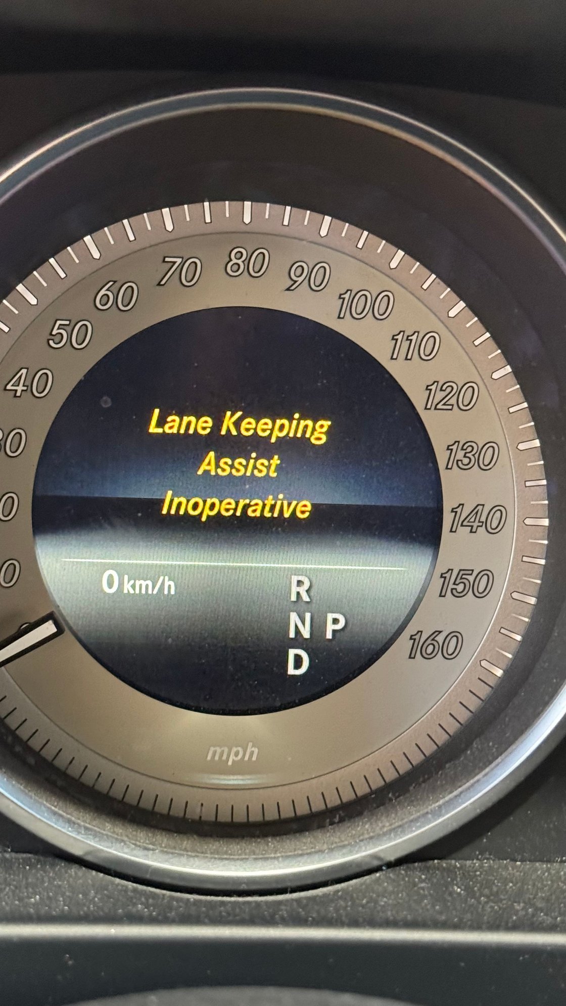 With ignition on, P/R/N or D should be highlighted, it�s not.
