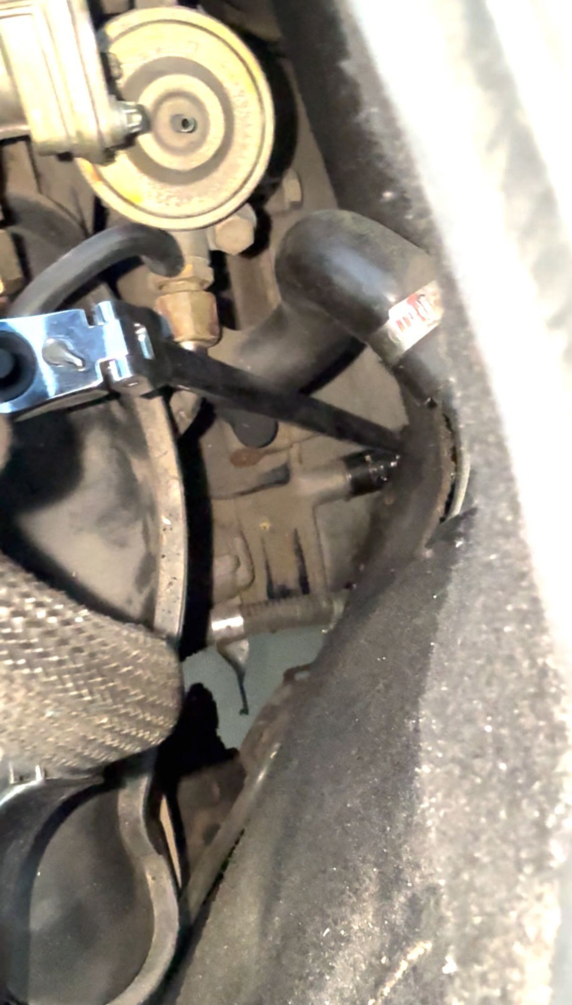 No need to remove anything with this lil guy. NOTHING else fit underneath to remove the bolt. It’s a very tight space on the C230.