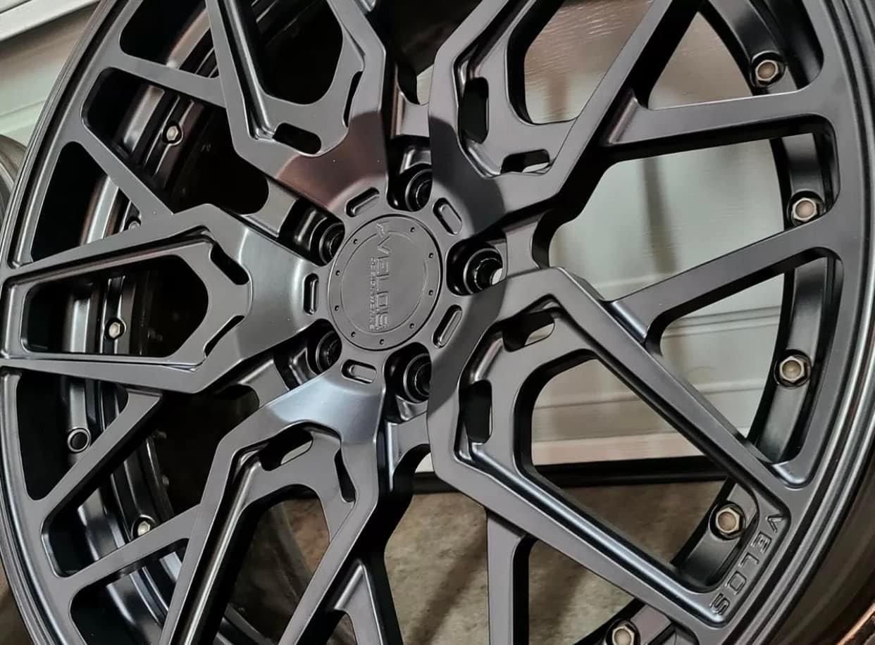 Wheels and Tires/Axles - 20" Mercedes C63s C63 AMG sedan Velos VLS07 forged black concave - New - 2015 to 2022 Mercedes-Benz C63 AMG S - Rowlett, TX 75088, United States