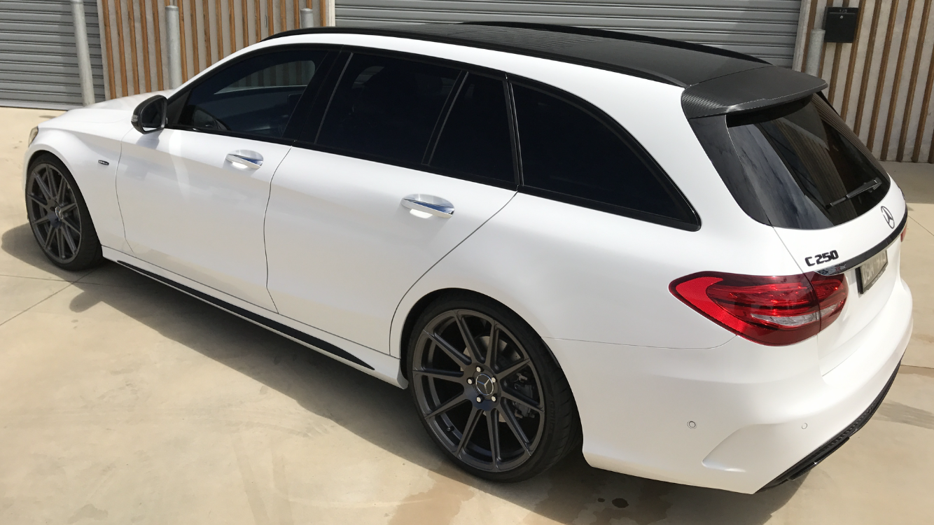 ANG Look Rear Door/ Roof spoiler For Mercedes W205 (S205) Wagon