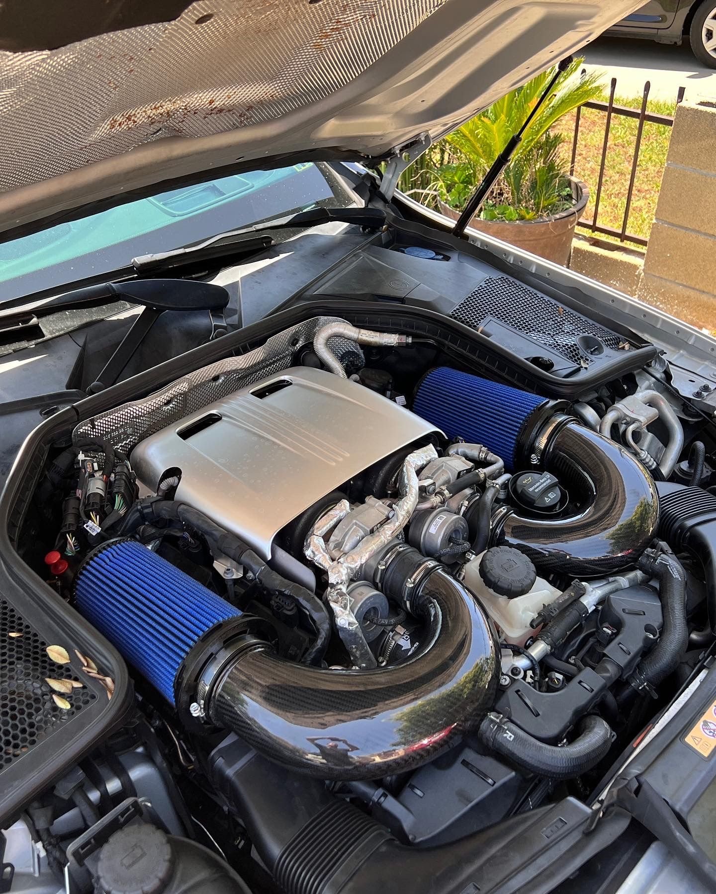 Engine - Intake/Fuel - Modal Works CF Intake System for W205 c63/s - Used - 2015 to 2022 Mercedes-Benz C63 AMG - 2015 to 2022 Mercedes-Benz C63 AMG S - Diamond Bar, CA 91765, United States