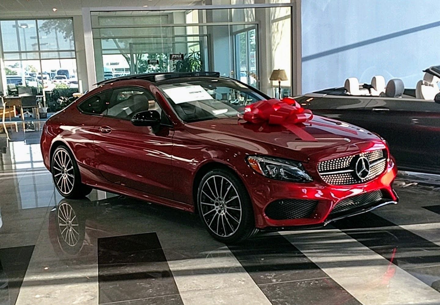 2017 Mercedes-Benz C300 - Stunning 2017 C300 Coupe - short-term lease transfer - Used - VIN WDDWJ4JBXHF520574 - 41,500 Miles - 4 cyl - 2WD - Automatic - Coupe - Red - Cypress, TX 77429, United States