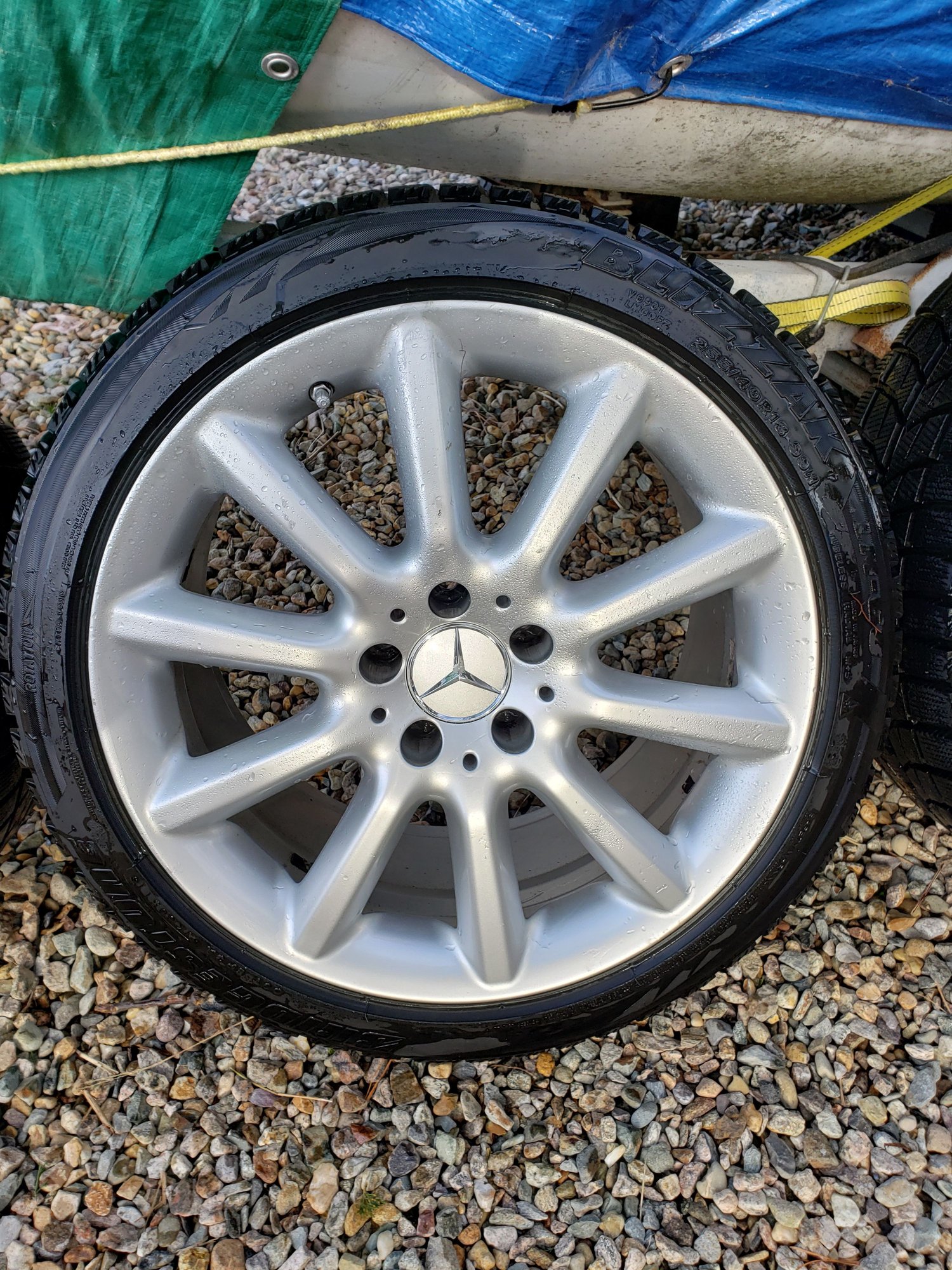 Wheels and Tires/Axles - Blizzak 255/40R18 99H Snow Tire and Wheel Package - Used - All Years Mercedes-Benz All Models - West Yarmouth, MA 02673, United States