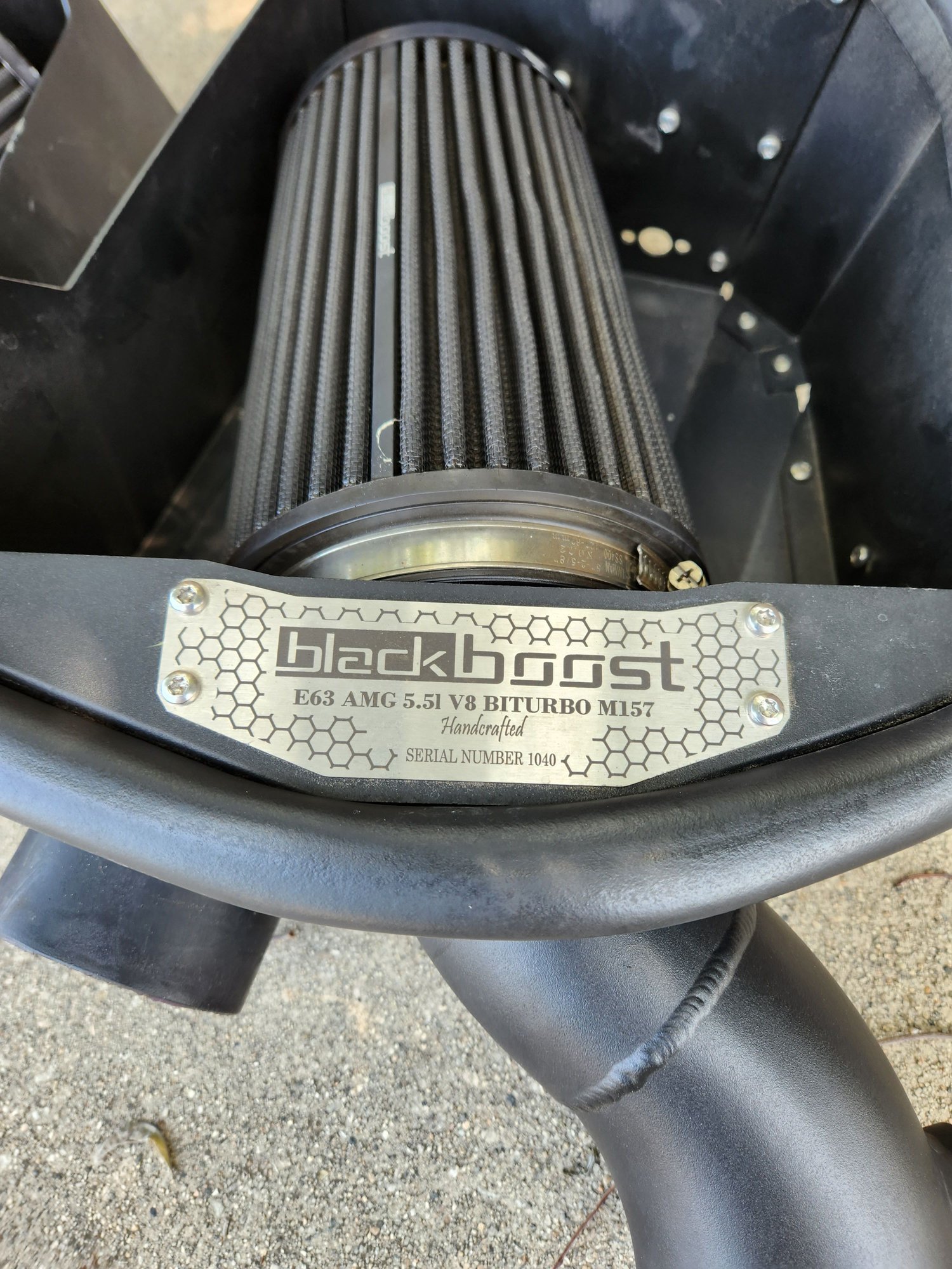 Engine - Intake/Fuel - Black boost m157 air intake - Used - 2014 to 2016 Mercedes-Benz E63 AMG - Los Angeles, CA 91331, United States