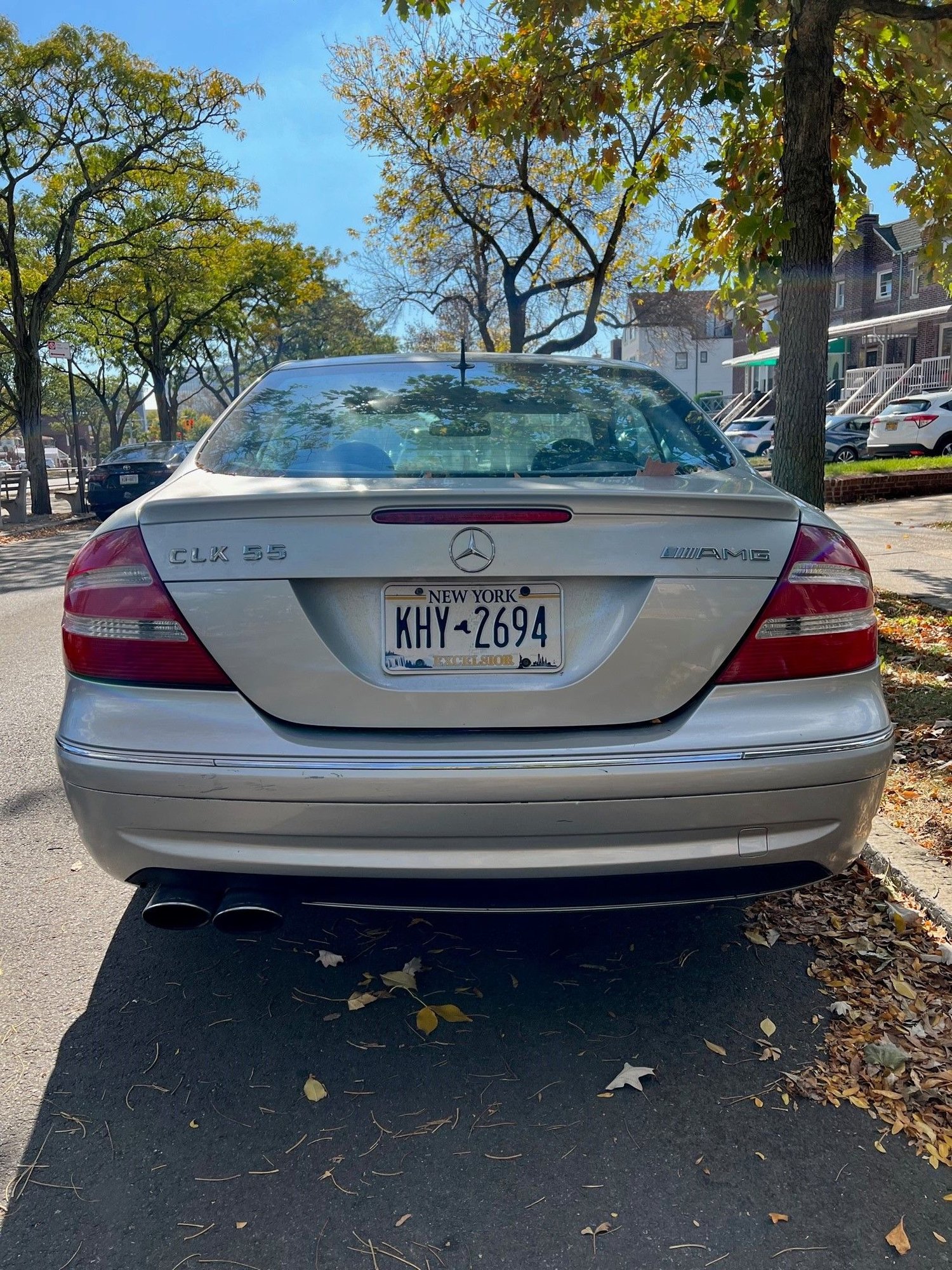 2003 Mercedes-Benz CLK55 AMG - FS: 2003 Mercedes-Benz CLK 55 AMG - Used - VIN WDBTJ76HX3F039419 - 124,000 Miles - 8 cyl - 2WD - Automatic - Coupe - Silver - Brooklyn, NY 11229, United States