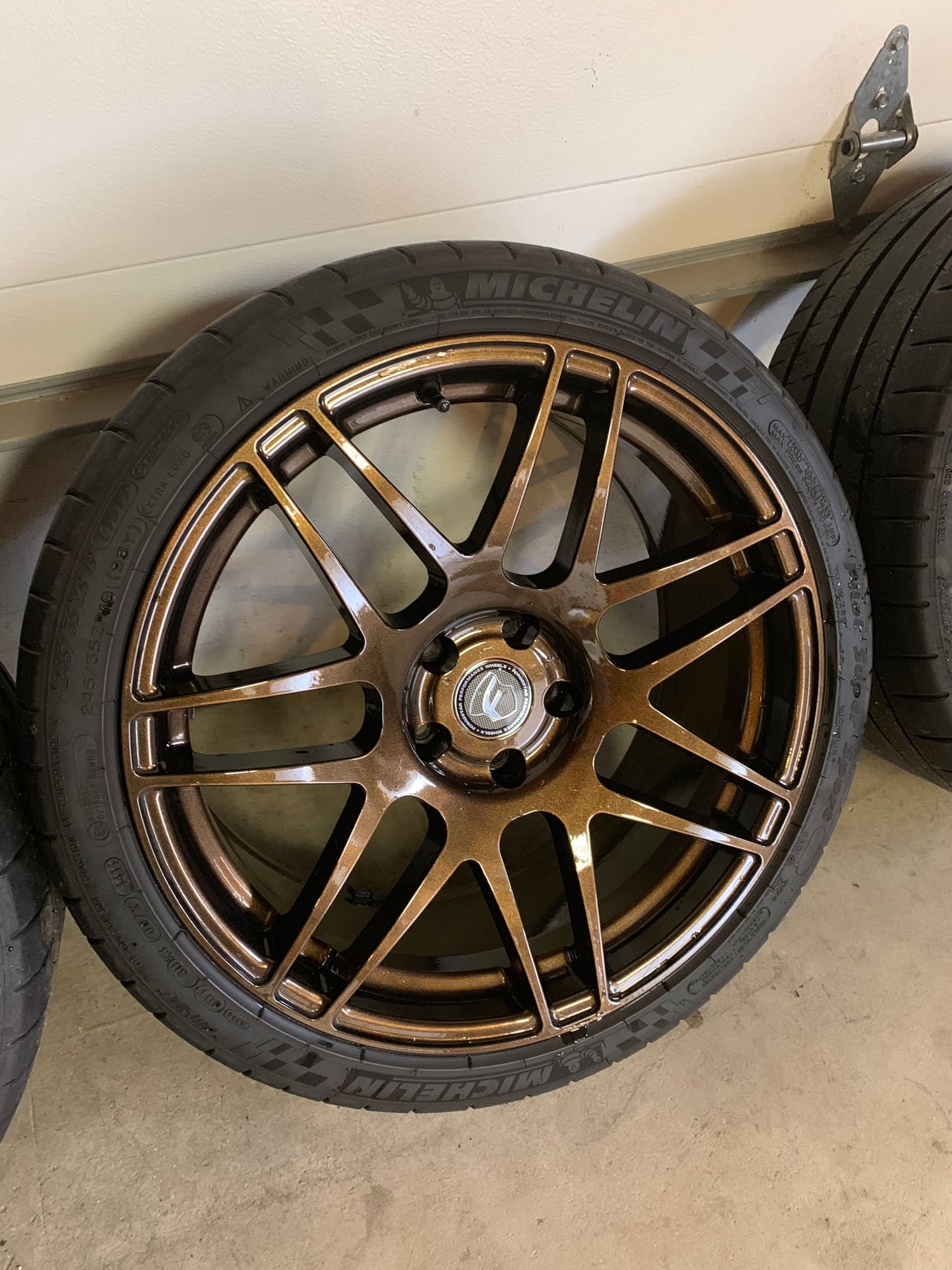 Wheels and Tires/Axles - 19" Forgestar F14 *Bronze Burst* Michelin Pilot Super Sport - Used - Harwood Heights, IL 60706, United States